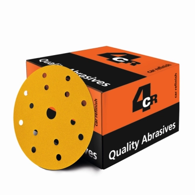 4CR 3050 GOLD PAPIR ČIČAK fi150mm 15 RUPA P60