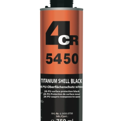 4CR 5450 TITANIUM SHELL- 2K PU 0,75lit -crna